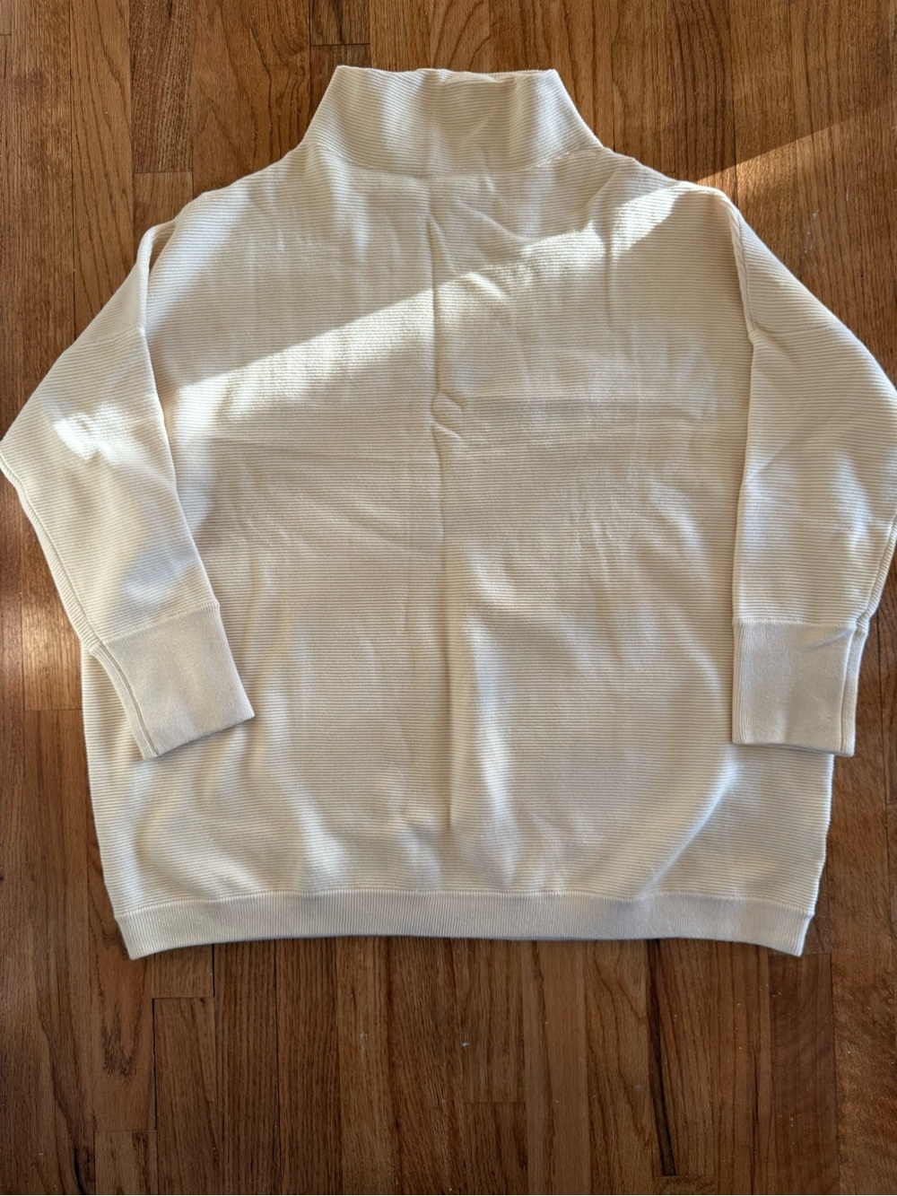 Oversized Cozy Classic Cream Turtleneck Sweater